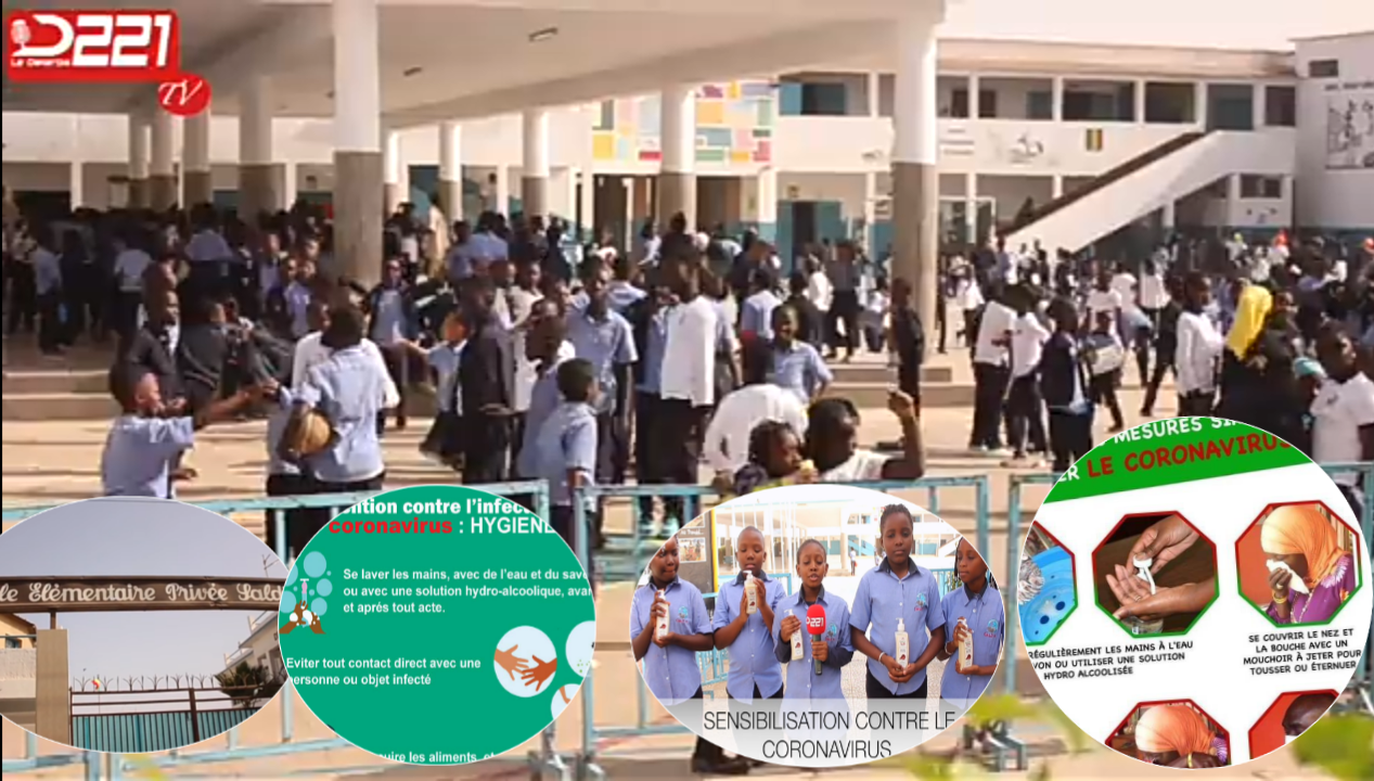 (Reportage) Coronavirus : l’école Saldia sensibilise les Sénégalais