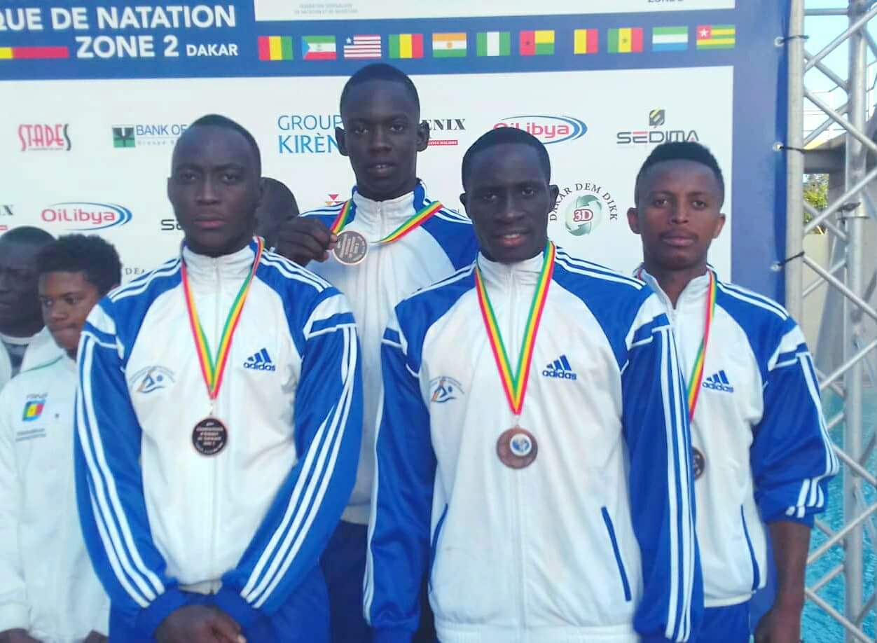 Natation – Champion d’Afrique zone 2 : Le Sénégal sacré avec 21 médailles d’or