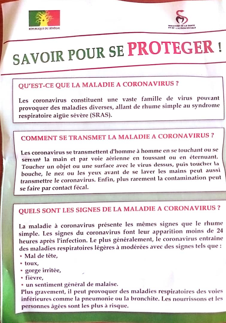 Coronavirus : Comment prévenir et se protéger de la maladie