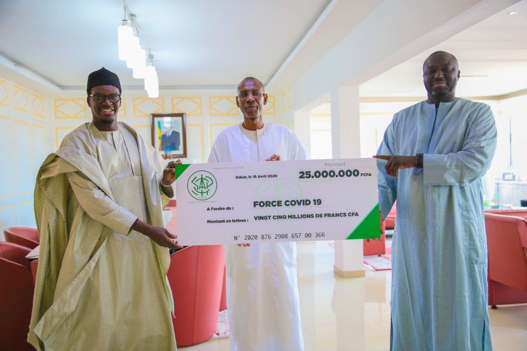 Covid-19 : La Sicap participe financièrement à la lutte