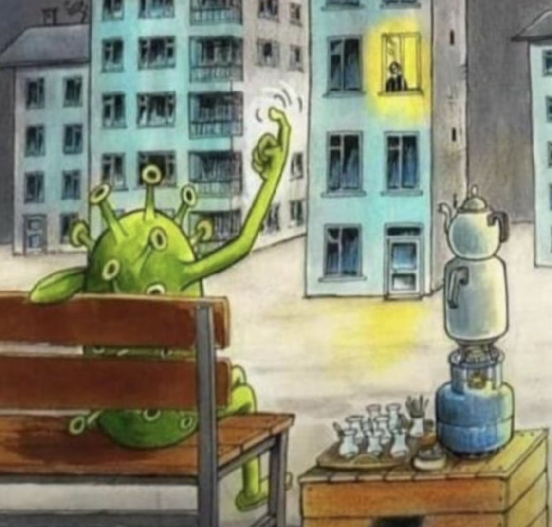 JE SUIS UN MAL NÉCESSAIRE (PAR CORONA COVID-19)