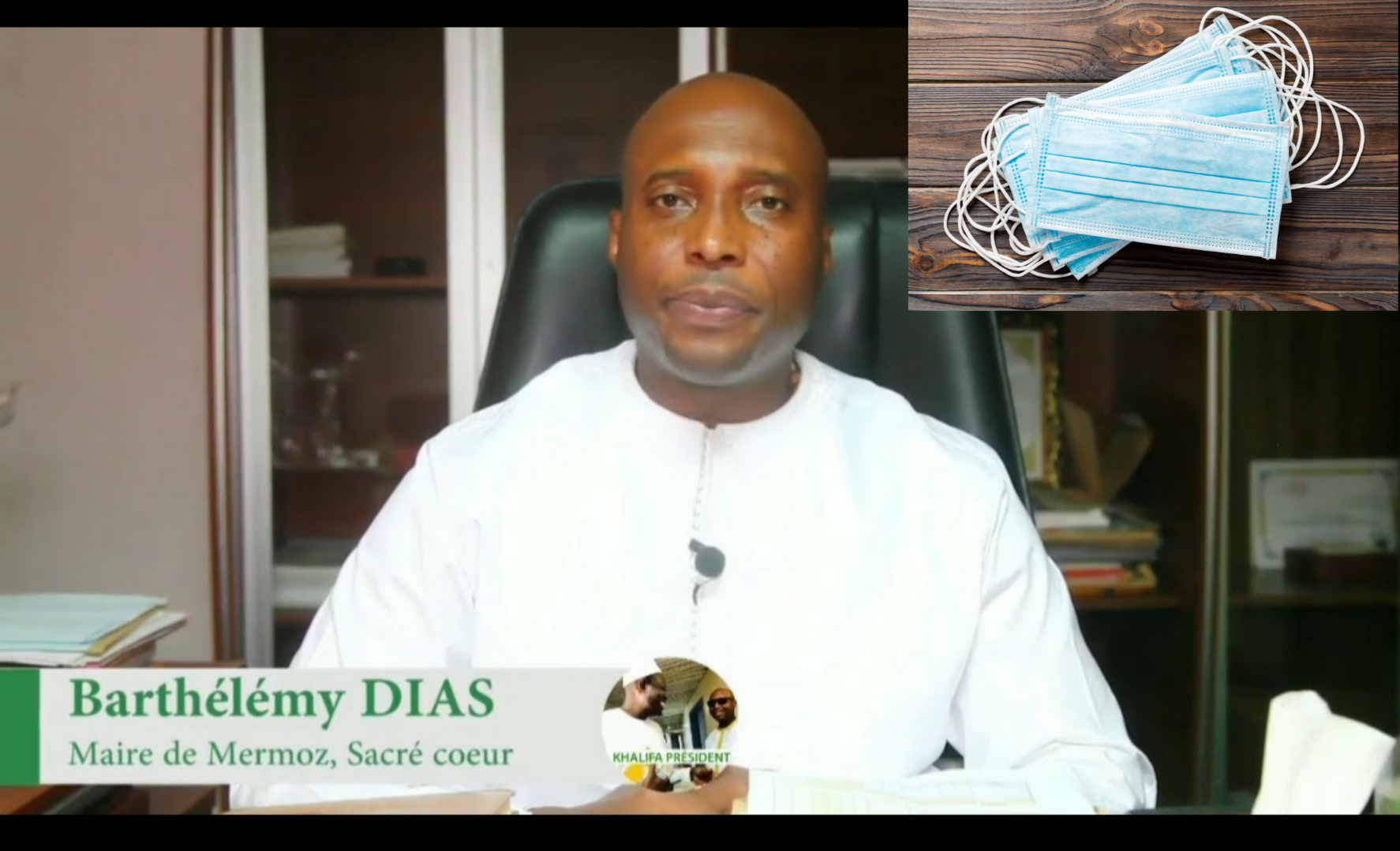 Lutte contre le Covid-19 : Barthélémy Dias prévoit la distribution de 50000 masques et son port obligatoire dans sa commune