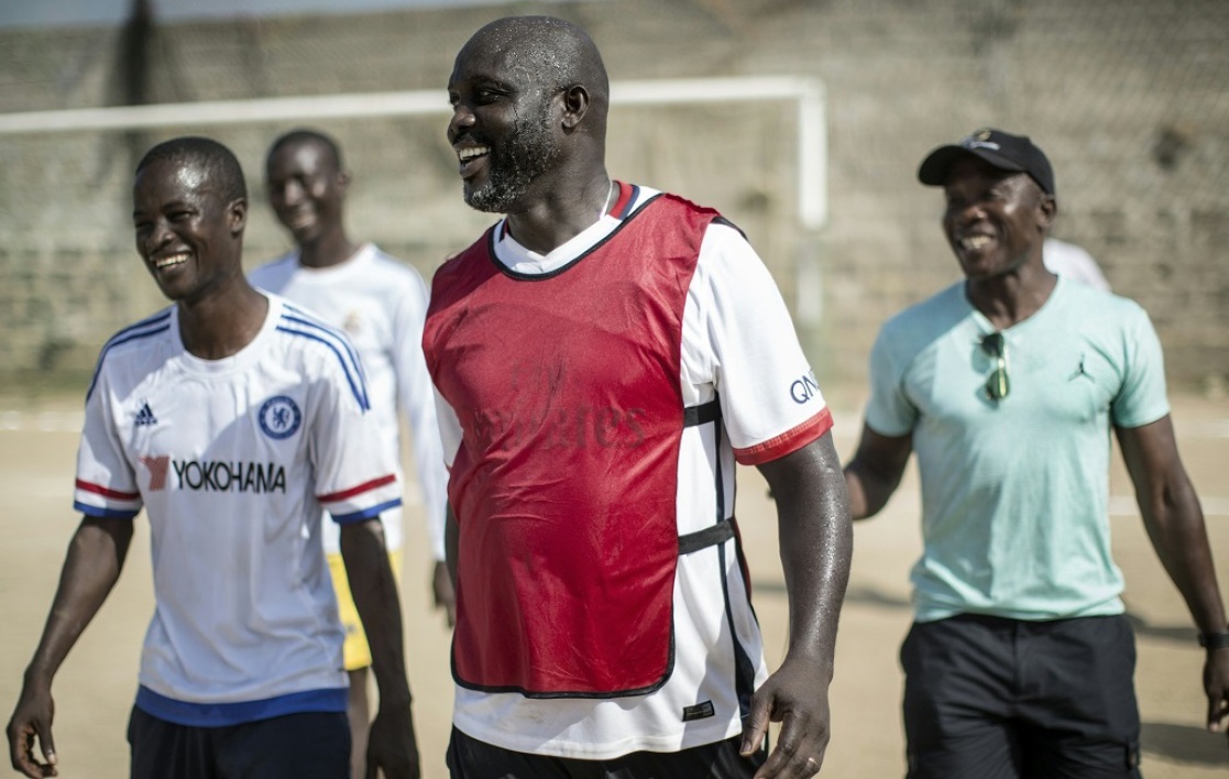 Sport et Covid-19 : Georges Weah « De nombreux clubs risquent s&rsquo;effondre »