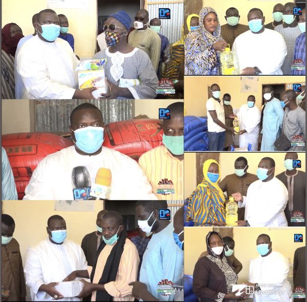 Covid 19 à Touba : Le Haut Conseiller des Collectivités Territoriales Makhtar Diop soutient les ménages vulnérables