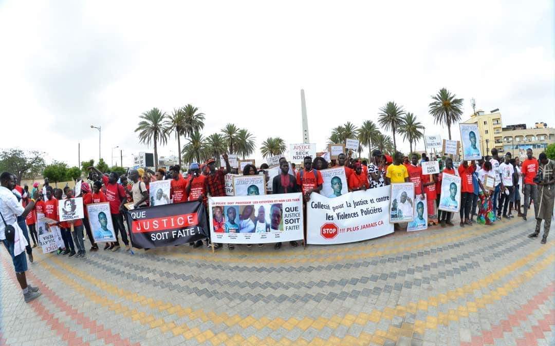 COLLECTIF POUR LA JUSTICE ET CONTRE LES VIOLENCES POLICIERES rappelle leur indignation