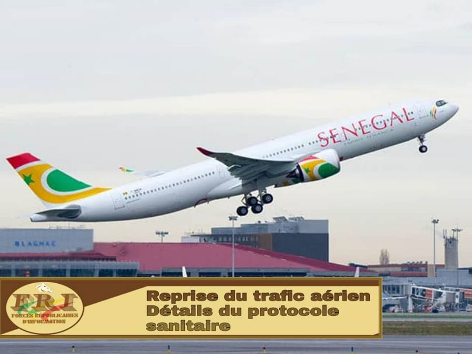 Réouverture du trafic aérien :Le tableau des vols programmés pour ce Mercredi