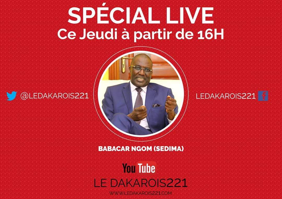 En direct du plateau spécial de la prise de Pape  Babacar Ngom de la Sedima sur l&rsquo;affaire Ndingler