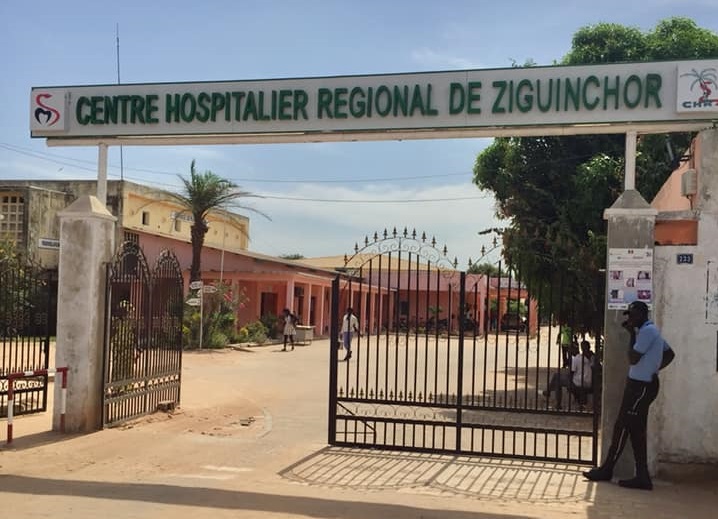 Colére des agents  de la santé au centre de ziguinchor