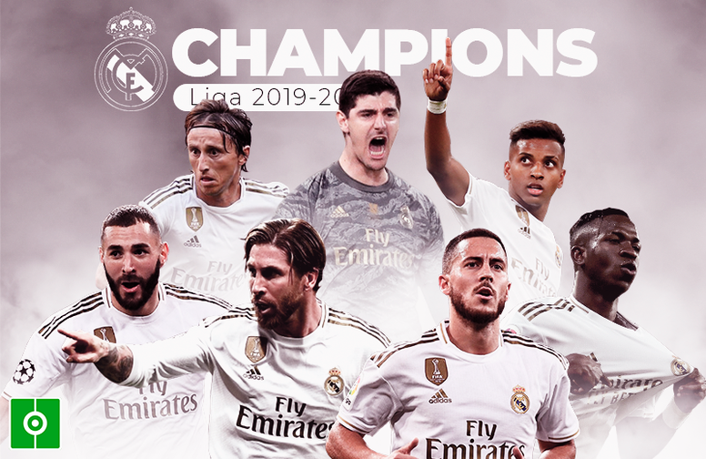 Le Real Madrid est champion d&rsquo;Espagne 2019-2020