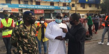 Démolition des cantines autour du bâtiment central de Sandaga