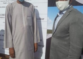 Pose de la première pierre pour l&rsquo;aménagement paysager du rond-point de l&rsquo;Université Cheikh Anta Diop