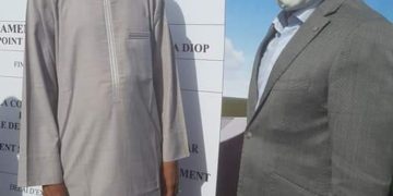 Pose de la première pierre pour l&rsquo;aménagement paysager du rond-point de l&rsquo;Université Cheikh Anta Diop