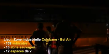 Bilan des opérations de désencombrement menées dans la nuit du jeudi 13 au vendredi 14 août dans la zone industrielle de Colobane Bel Air.