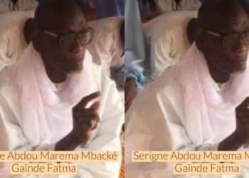 Décès de Serigne Abdou Maréma Mbacké fils de Gaindé Fatma.