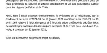 Entrée en vigueur de la nouvelle loi : L&rsquo;Etat d&rsquo;urgence se poursuit à Dakar et Thiés