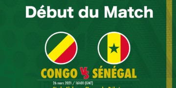 5e journée Éliminatoires CAN21 CAMEROUN2022  1er Mi-temps – Sénégal – Congo