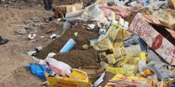 Kaffrine : La douane incinère plus huit tonnes de produits prohibés.