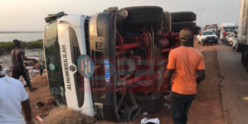 Accident de la circulation en Casamance