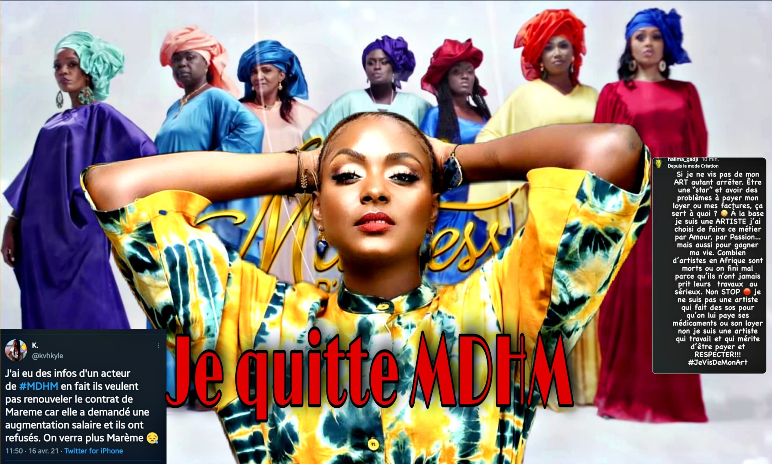 Arnaque à Marodi: Mareme Dial talonne marodi et quitte la serie maitresse d’un homme marié.