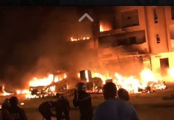 Incendie au marché central de Kaolack : Bilan cinq cantines, un magasin et un dépôt ravagés par les flammes.