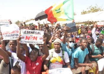 Non à l’homosexualité: les sénégalais rassemblés à la place de la nation