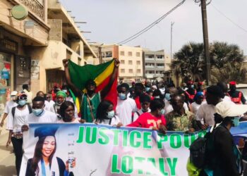 Justice pour Lotaly: les jeunes de Grand-Yoff et les étudiants congolais en marche