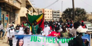 Justice pour Lotaly: les jeunes de Grand-Yoff et les étudiants congolais en marche