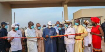 Inauguration de l&rsquo;hôpital Amath Dansokho de kédougou et l&rsquo;usine de traitement d&rsquo;eau par le président Macky Sall.