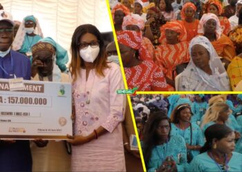 La MEC/JSR reçoit un chèque de 157 millions. Inclusion financière et lutte contre la pauvreté