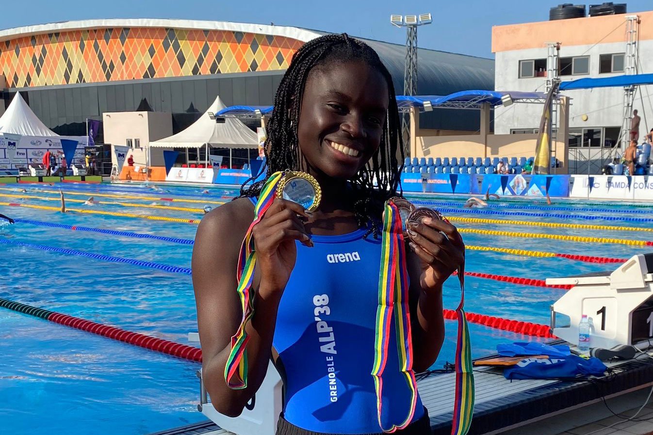 Mondiaux Natation Abu Dhabi : Oumy Diop éteint deux records