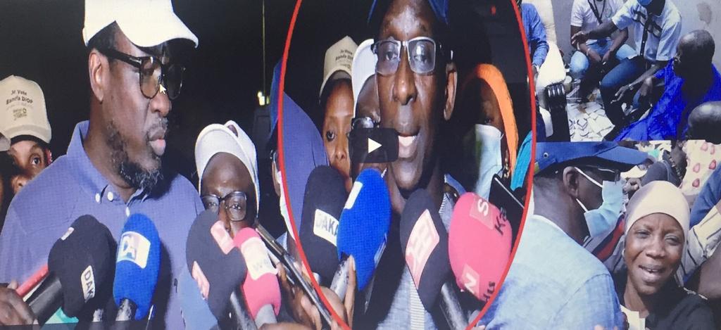Diouf Sarr en compagnie de Banda Diop  Prévient la Coalition YAW