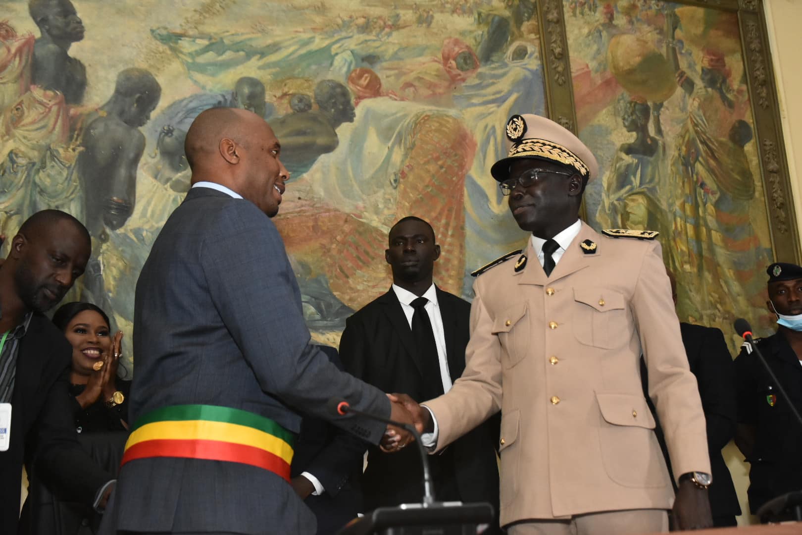 Installation du Nouveau Maire de Dakar Barthelemy Toye Dias