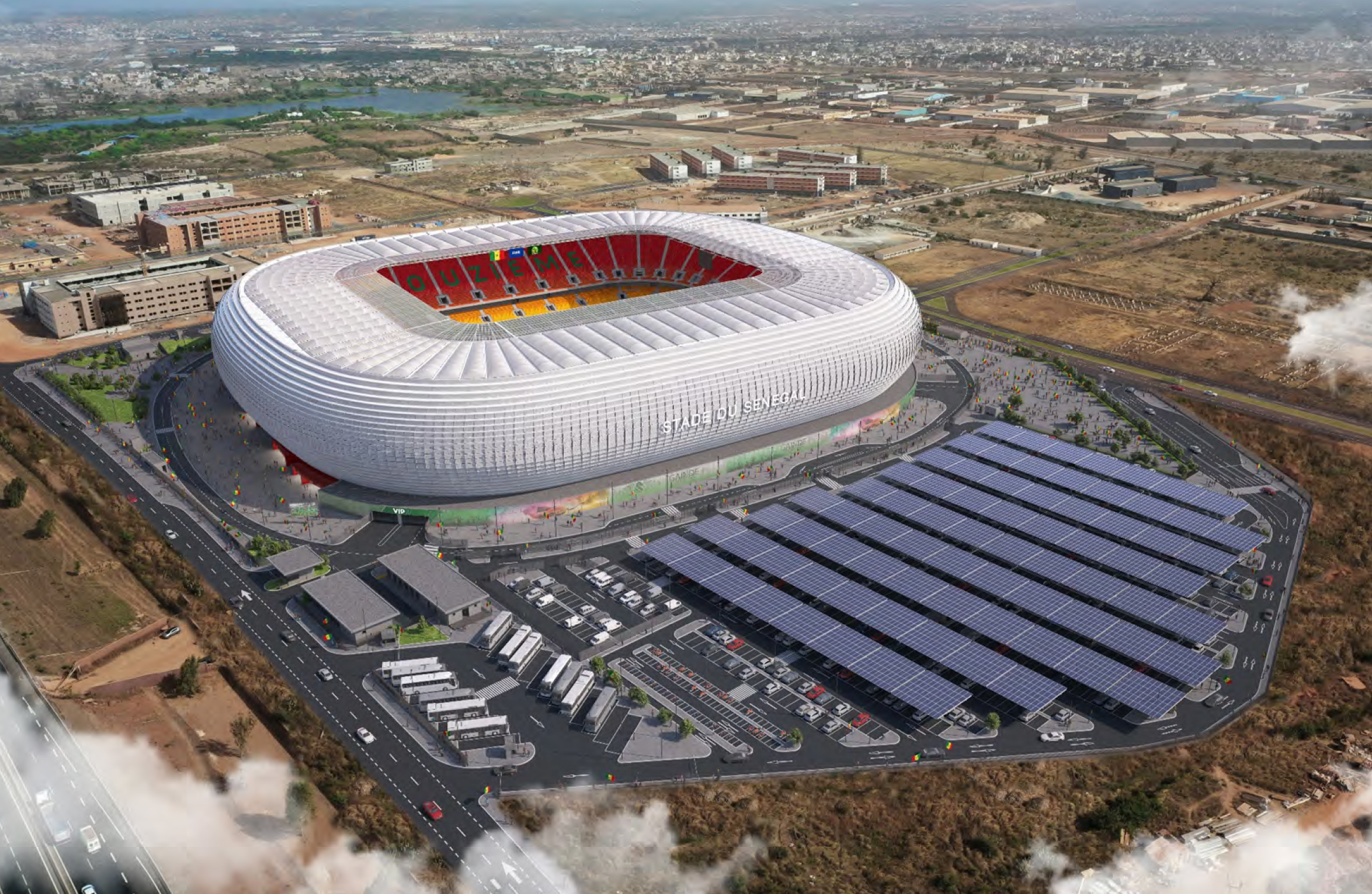 Album visite du Stade de Sénégal à Diamniadio