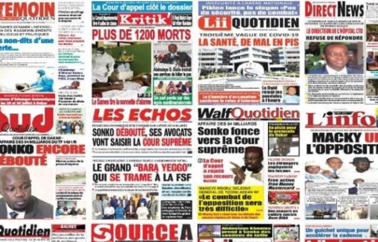 Le drame de l’hôpital Mame Abdou Aziz Sy et La visite du khalif Générale des Mourides au menu des journaux