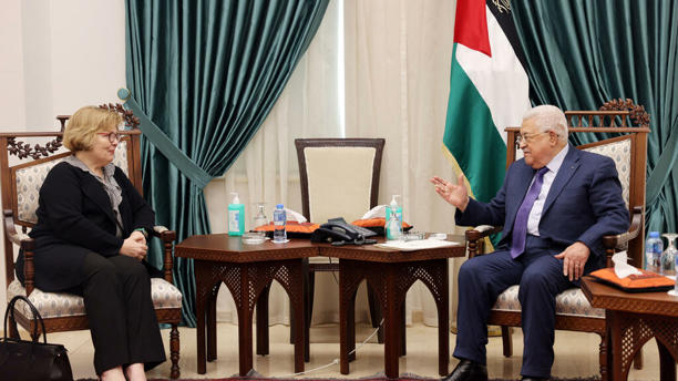 Rencontre entre le président palestinien et une délégation américaine à Ramallah