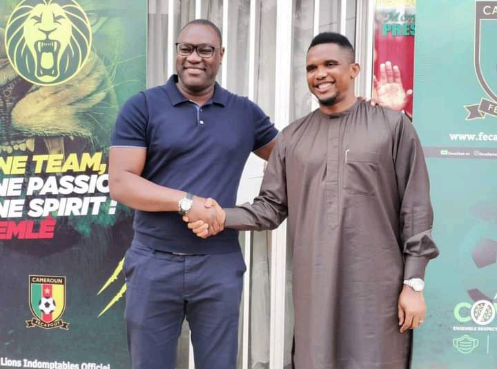 Patrick Mboma, nommé ambassadeur de l’équipe nationale du Cameroun par Samuel Eto&rsquo;o fils.