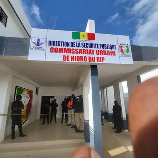 NIORO INAUGURE SON NOUVEAU COMMISSARIAT URBAIN