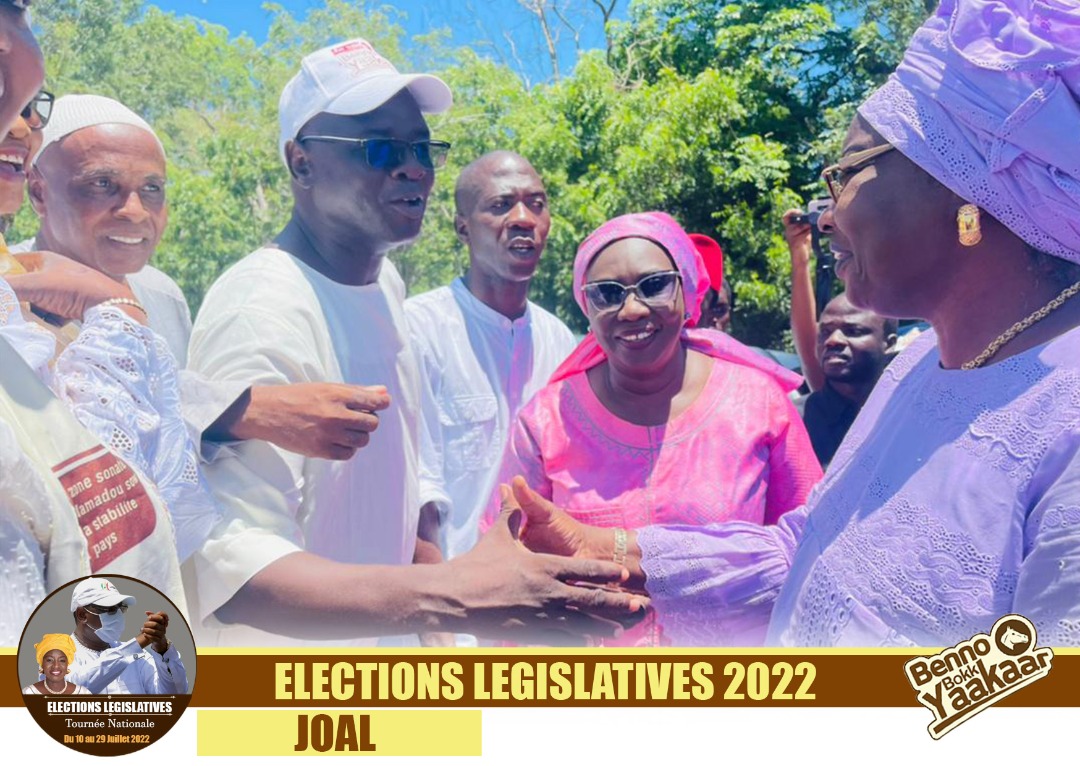 Caravane de la coalition BBY-Acceuil en pompe par la lionne de Fakao de Joal-Fadiouth-Ngazobil