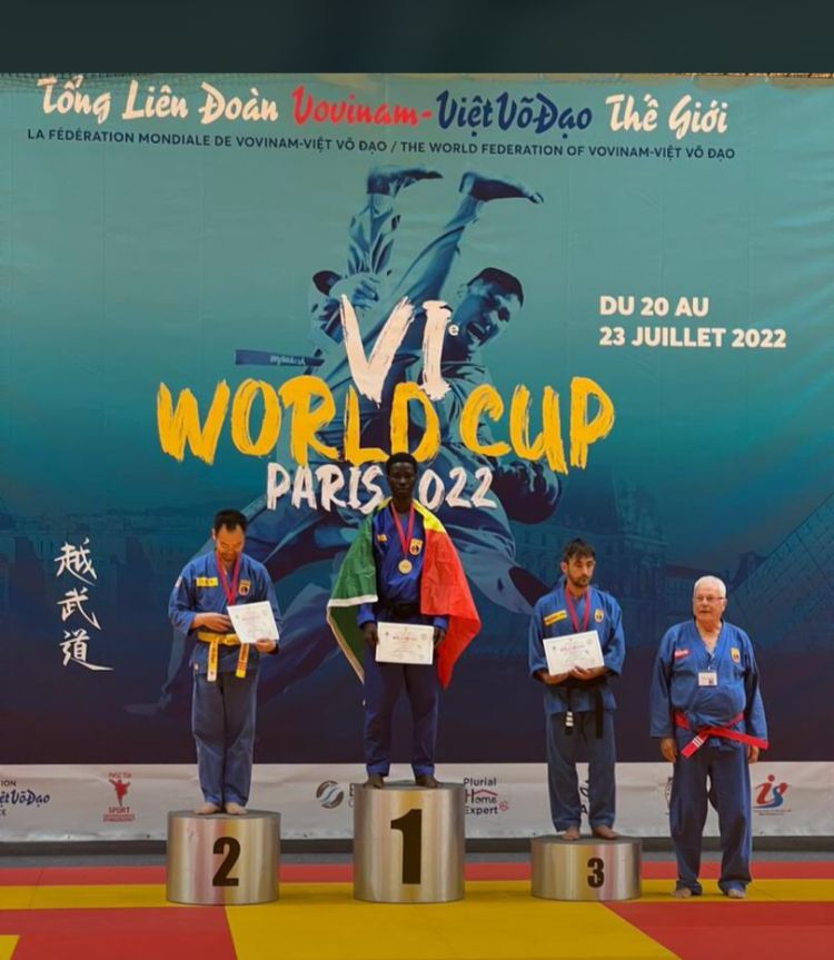Le Sénégal remporte 22 médailles au  édition Championnat du monde de Viet Vo Dao de Paris