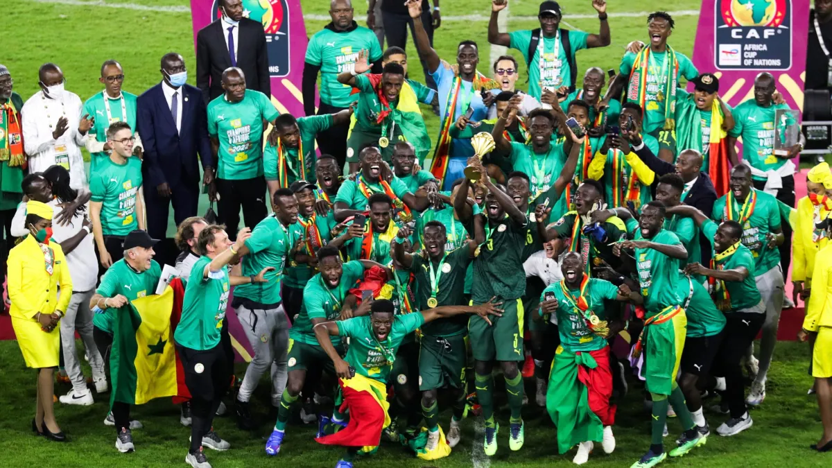 L&rsquo;équipe nationale du Sénégal, retenu pour le graal de « meilleure équipe africain de l&rsquo;année »