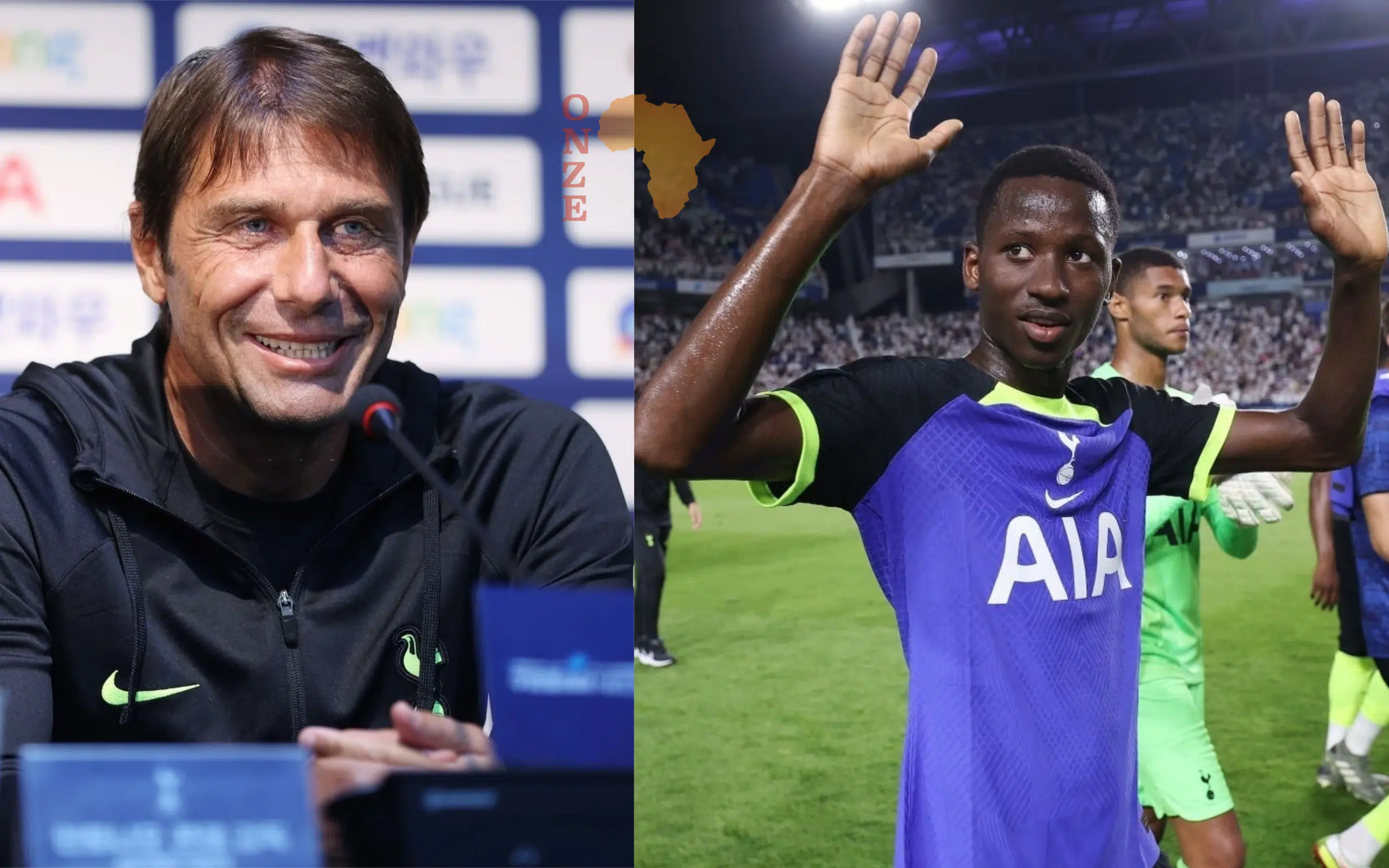 Antonio Conte donne son avis sur Pape Matar Sarr « Un bon espoir, Il sera l’avenir de Tottenham »