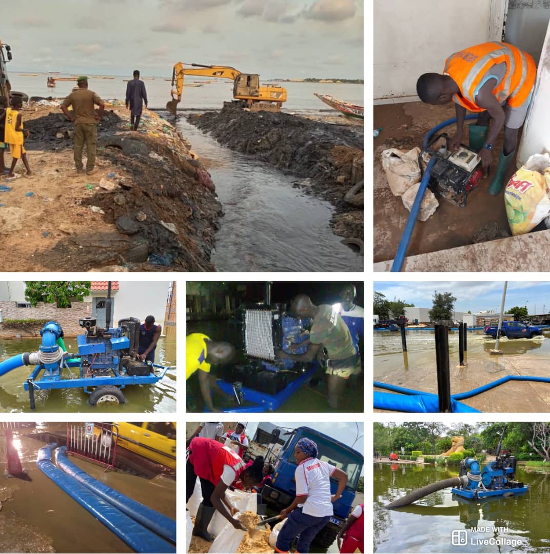 Plan ORSEC, un premier retour positif avec plus de 1.400.000 m3 d’eau dégagé. 