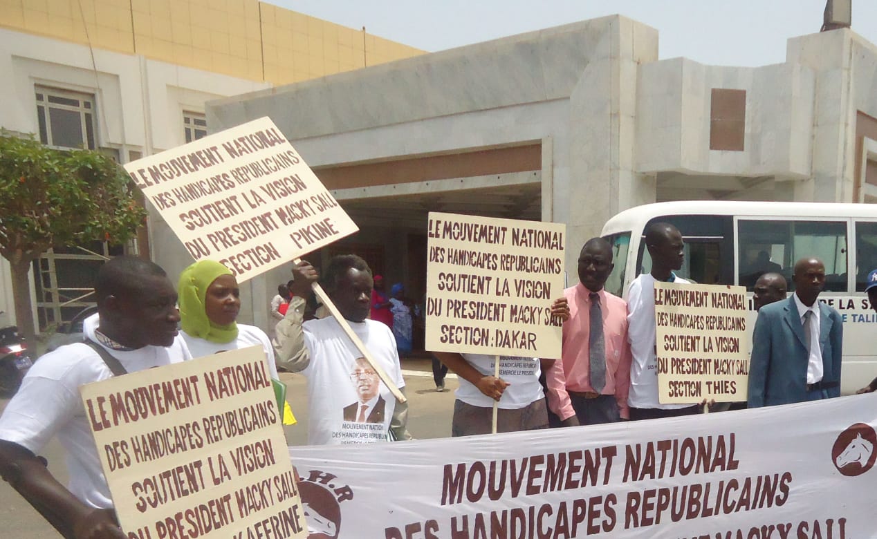 Les responsables politiques de BBY enchantés par le coordonnateur du mouvement national des handicapés républicain, Toumany Camara.