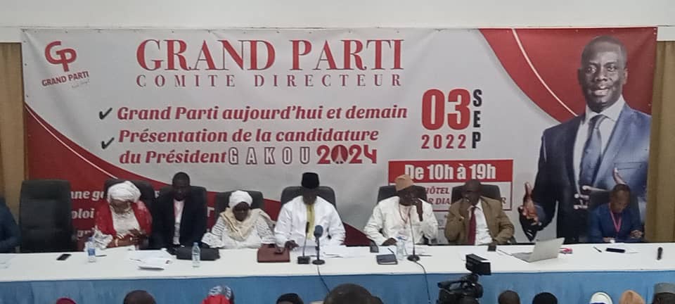 LE PRÉSIDENT MALICK GAKOU ANNONCE SA CANDIDATURE À L’ÉLECTION PRÉSIDENTIELLE DE 2024 !