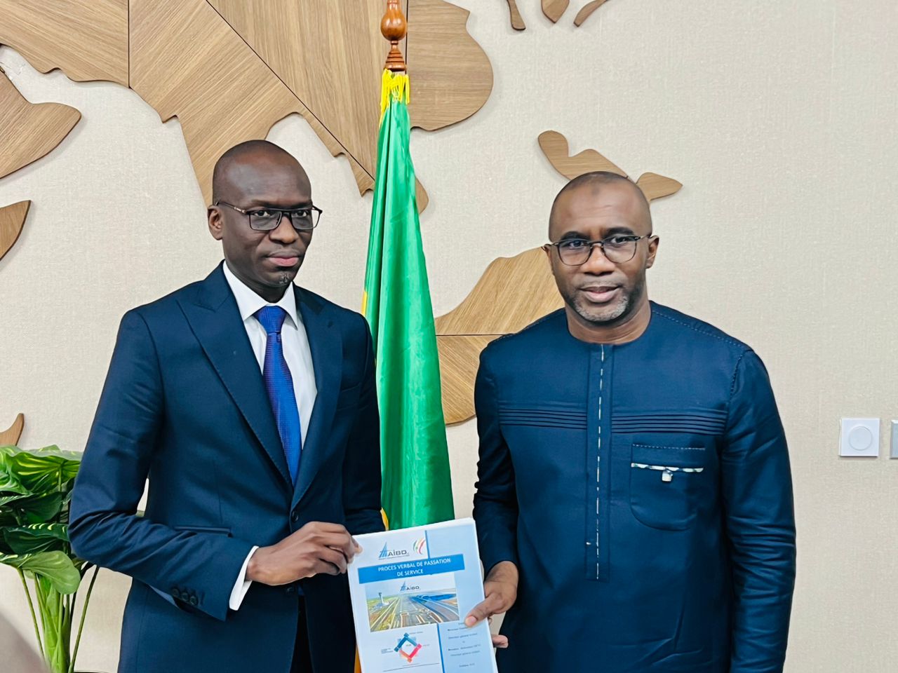 La cérémonie de passation de service à L&rsquo;AIBD…