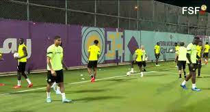 DEUXIÈME GALOP DES LIONS À DOHA, LE GROUPE PRESQUE COMPLET