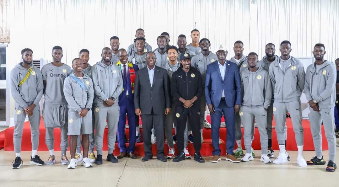 Le Président Macky Sall a reçu les lions…