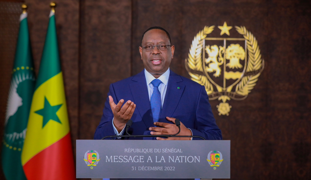Sénégal-MESSAGE A LA NATION DE SON EXCELLENCE MONSIEUR LE PRESIDENT MACKY SALL A L’OCCASION DU NOUVEL AN