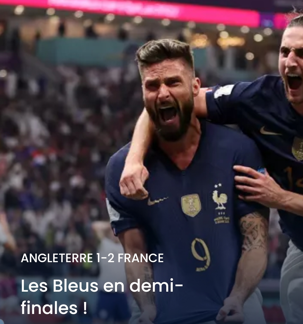 Angleterre 1-2 France | Quart de finale