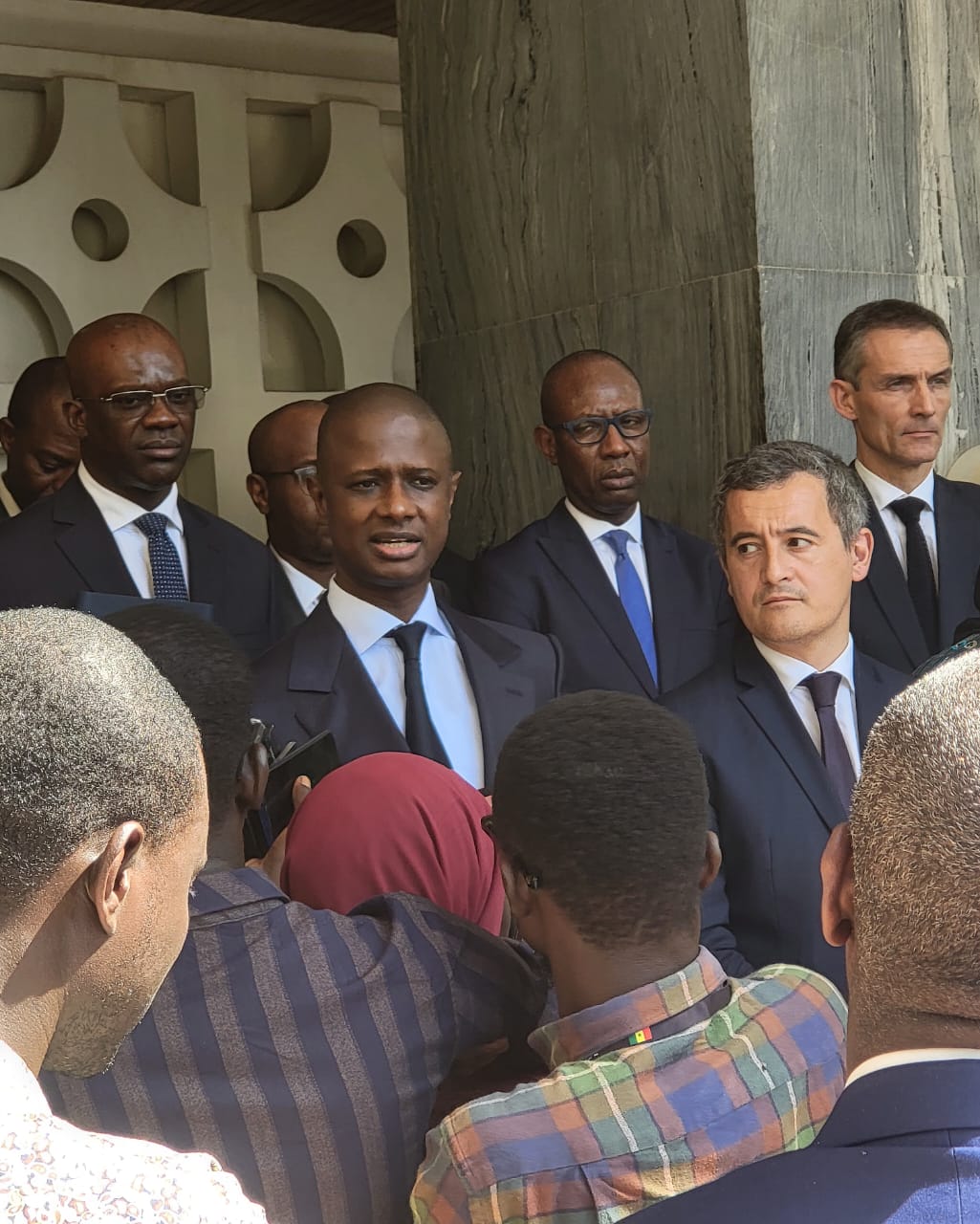 LES IMAGES DU MINISTRE DE L’INTERIEUR ET SON HOMOLOGUE FRANCAIS